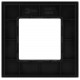 Рамка для розеток и выключателей Elegance 14-5011-05 Classic, на 1 пост, антрацит  Б0060575  ЭРА