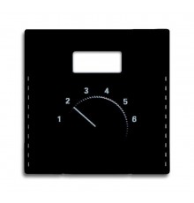 Накладка для механизма терморегулятора (термостата) 1094 UTA, 1097 UTA, серия future, цвет черный бархат  1710-0-3906   2CKA001710A3906  ABB