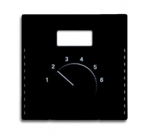 Накладка для механизма терморегулятора (термостата) 1094 UTA, 1097 UTA, серия future, цвет черный бархат  1710-0-3906   2CKA001710A3906  ABB