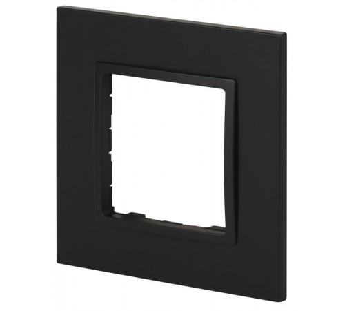 Рамка для розеток и выключателей Elegance 14-5011-05 Classic, на 1 пост, антрацит  Б0060575  ЭРА