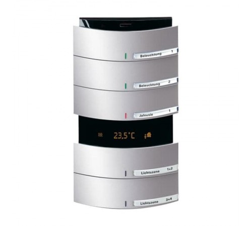 6321/58-83-500 Сенсор 5/10-клавишный, терморегулятор, triton, цвет серебристый алюминий  6320-0-0068  2CKA006320A0068  ABB