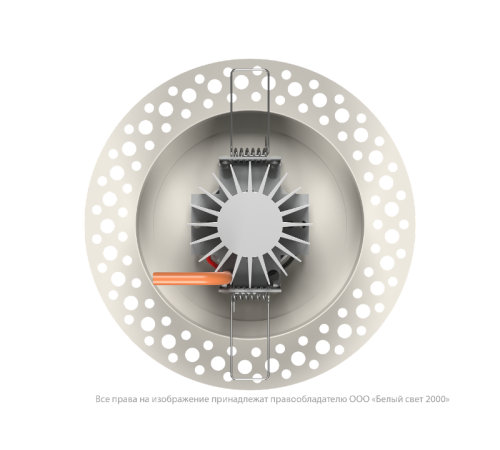 Светильник аварийного освещения BS-RADAR-83-L1-INEXI2 White  a23638  Белый свет