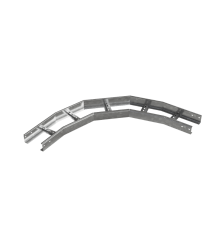Угол лестничный горизонтальный 90 гр. 80х200х1,2 мм R600 N LGL90-80-200-1.2-R600 NКМ-Профиль