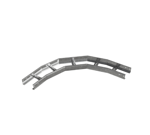 Угол лестничный горизонтальный 90 гр. 80х400х1,2 мм R600 N LGL90-80-400-1.2-R600 NКМ-Профиль