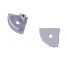 Крышка торцевая с отверстием PROFILE S02 (2 шт)  2398000280  Световые Технологии