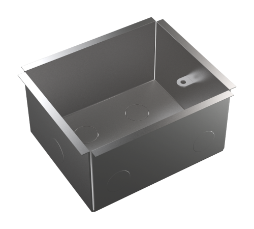 MultiDesk Коробка монтажная для бетонных полов для люка на 8 модулей СТАЛЬ  MDK10308  SE