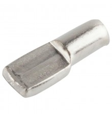 Полкодержатель лопаточка 5х17 никель (12 шт)-пакет   127463  Tech-KREP