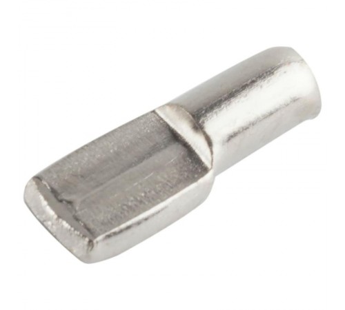 Полкодержатель лопаточка 5х17 никель (12 шт)-пакет   127463  Tech-KREP