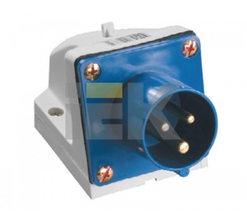 Вилка 523 стац.2Р+РЕ 32А 220В IP44  PSR51-032-3  IEK