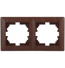 4-502-10 Intro Рамка на 2 поста, СУ, Solo, венге  Б0043415  Intro