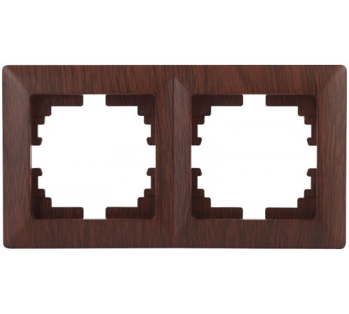 4-502-10 Intro Рамка на 2 поста, СУ, Solo, венге  Б0043415  Intro