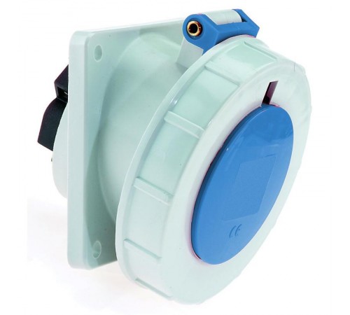 Розетка наклонная 16А 3р 6h 230v IP67 85х85 12231 I 12231-Bals I Bals