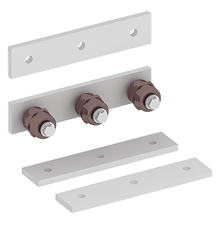 Держатель шин TBB L=240 4xКаб.  PAH0341  ABB