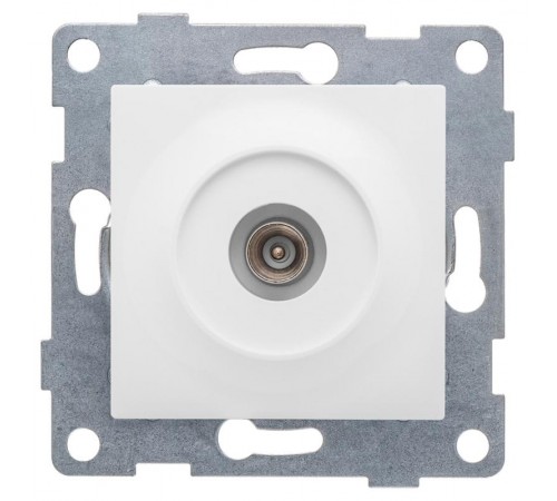 Ugra Механизм антенной розетки, одинарная, СУ, белый  С11А1-001  GUSI Electric