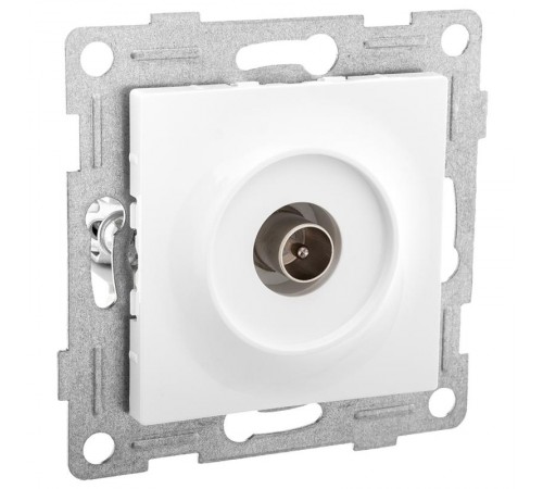 Ugra Механизм антенной розетки, одинарная, СУ, белый  С11А1-001  GUSI Electric