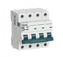 Выключатель автоматический четырехполюсный ВА-105 6А C 10кА  13187DEK  DEKraft