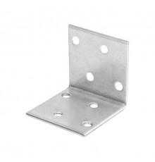 Уголок крепежный равносторонний 20х40х40x2, оцинкованный - накл.  126387  Tech-KREP