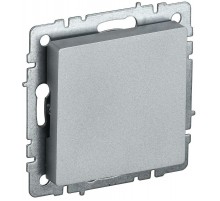 BRITE Заглушка c суппортом МЗ10-БрА алюминий  BR-PL10-K47  IEK