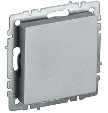 BRITE Заглушка c суппортом МЗ10-БрА алюминий  BR-PL10-K47  IEK