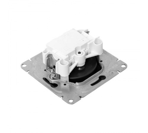 Механизм розетки, 16А, без заземления, со шторками, чёрный Эпика EKF  UP1-SOB-101  EKF