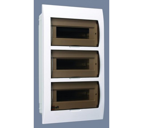 Корпус пластиковый встраиваемый 36 модулей, IP41, ЩРВ-П-36  31007DEK  DEKraft