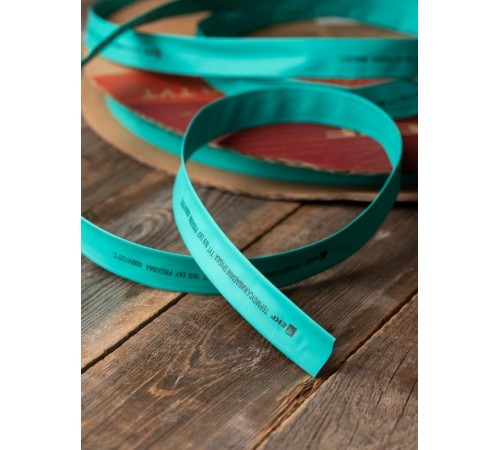 Термоусаживаемая трубка ТУТ нг 18/9 зелёная рулон PROxima  tut-18-j  EKF