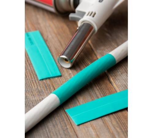 Термоусаживаемая трубка ТУТ нг 18/9 зелёная рулон PROxima  tut-18-j  EKF