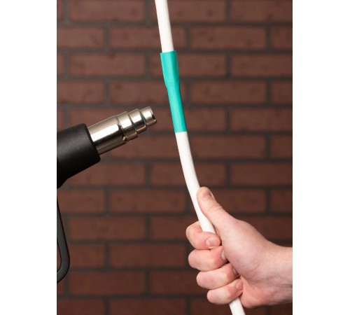 Термоусаживаемая трубка ТУТ нг 18/9 зелёная рулон PROxima  tut-18-j  EKF