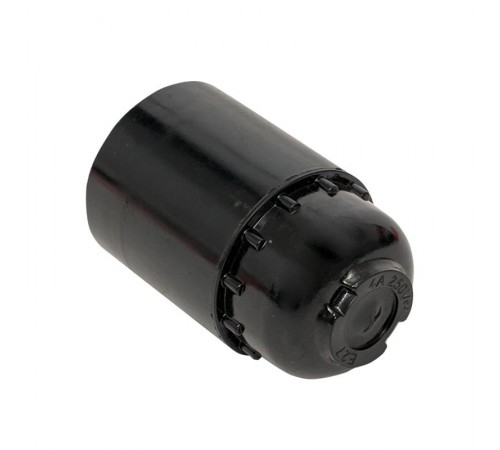 Патрон карболитовый подвесной Е27 черн. индив. пакет   LHC-E27-s-p  EKF