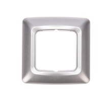 DEA Рамка 1-я горизонтальная Серебряный металлик  KR-78-0285  Kranz