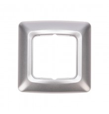 DEA Рамка 1-я горизонтальная Серебряный металлик  KR-78-0285  Kranz