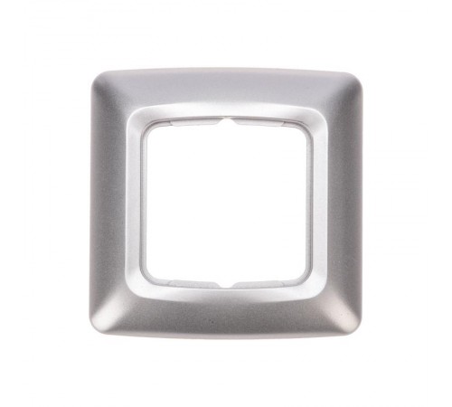 DEA Рамка 1-я горизонтальная Серебряный металлик  KR-78-0285  Kranz