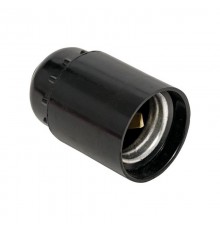 Патрон карболитовый подвесной Е27 черн. индив. пакет   LHC-E27-s-p  EKF