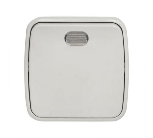 Минск Выключатель 1-клавишный ОП 10А с индикатором белый  EKF Basic  EGV10-121-10  EKF