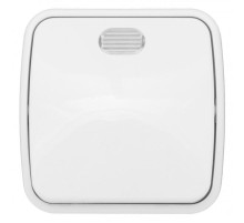 Минск Выключатель 1-клавишный ОП 10А с индикатором белый  EKF Basic  EGV10-121-10  EKF