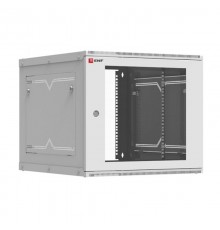 Шкаф телекоммуникационный настенный разборный 9U (600х650) дверь стекло, Astra A серия EKF Basic  ITB9G650D  EKF