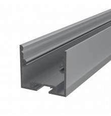 Профиль алюминиевый для светодиодной ленты накладной  2825-2 , 2 метра  146-206  REXANT