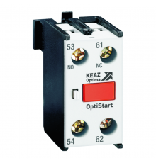 Блок контактный фронтального монтажа с клеммами (1НО с опереж. +1НЗ с запазд.) для контакторов F-09..(A)F-150.. и FR OptiStart K-FX-101111  335321  