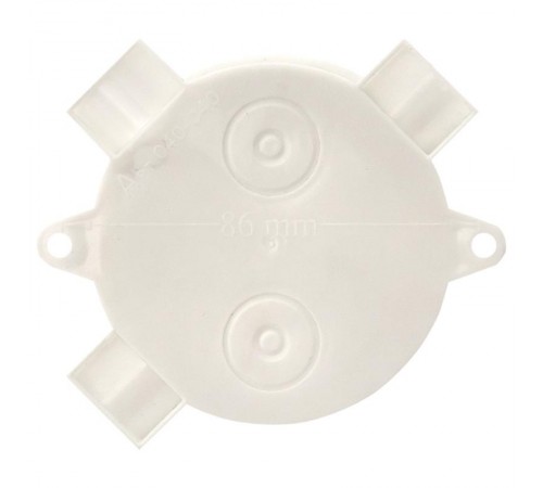 Коробка распределительная КМР-040-040 трехрожковая белая (70х35) EKF PROxima  plc-kmr-040-040  EKF