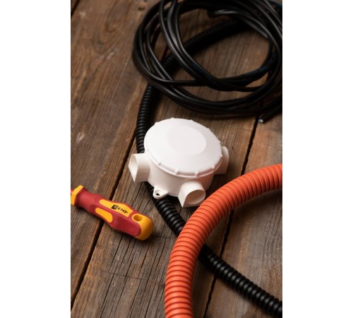 Коробка распределительная КМР-040-040 трехрожковая белая (70х35) EKF PROxima  plc-kmr-040-040  EKF