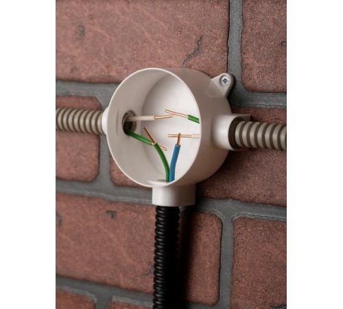 Коробка распределительная КМР-040-040 трехрожковая белая (70х35) EKF PROxima  plc-kmr-040-040  EKF