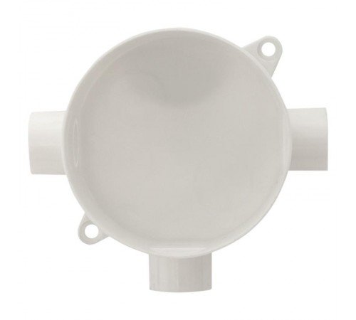 Коробка распределительная КМР-040-040 трехрожковая белая (70х35) EKF PROxima  plc-kmr-040-040  EKF