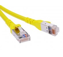 Патч-корд экранированный CAT6A SF/UTP 4х2, LSZH, желтый, 3.0м  RN6ASF4530YL  DKC
