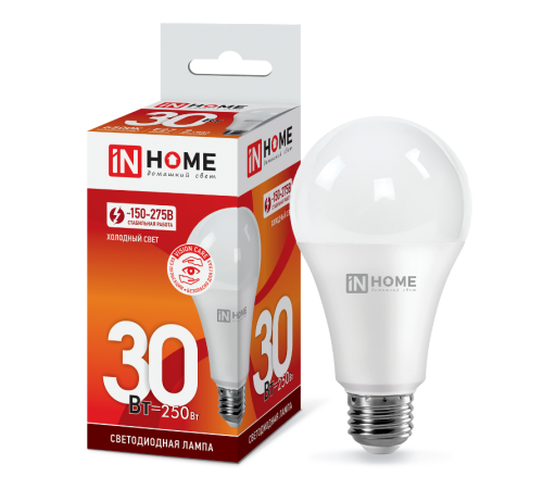 Лампа светодиодная LED-A70-VC 30Вт 230В Е27 6500К 2700Лм  4690612024165  IN HOME