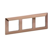Valena LIFE Медь Рамка 3-ая  754163  Legrand
