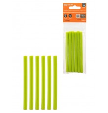Клеевые стержни универсальные зеленые, 7 мм x 100 мм, 6 шт, "Алмаз"  SQ1024-0505  TDM