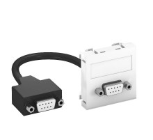 Мультимедийная рамка D-Sub9 Modul45 (белый) (MTG-DB9 F RW1)  6104682  OBO Bettermann