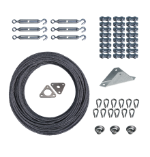 Комплект растяжек для мачты СМТк до 10 метров, 2 яруса  76025  Ezetek