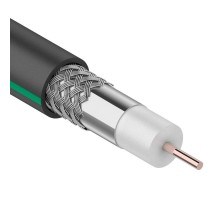 Кабель SAT 703 B, Cu/Al/Al, (75%), 75 Ом, 100м., черный OUTDOOR  01-2436-1  PROconnect