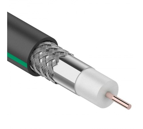 Кабель SAT 703 B, Cu/Al/Al, (75%), 75 Ом, 100м., черный OUTDOOR  01-2436-1  PROconnect